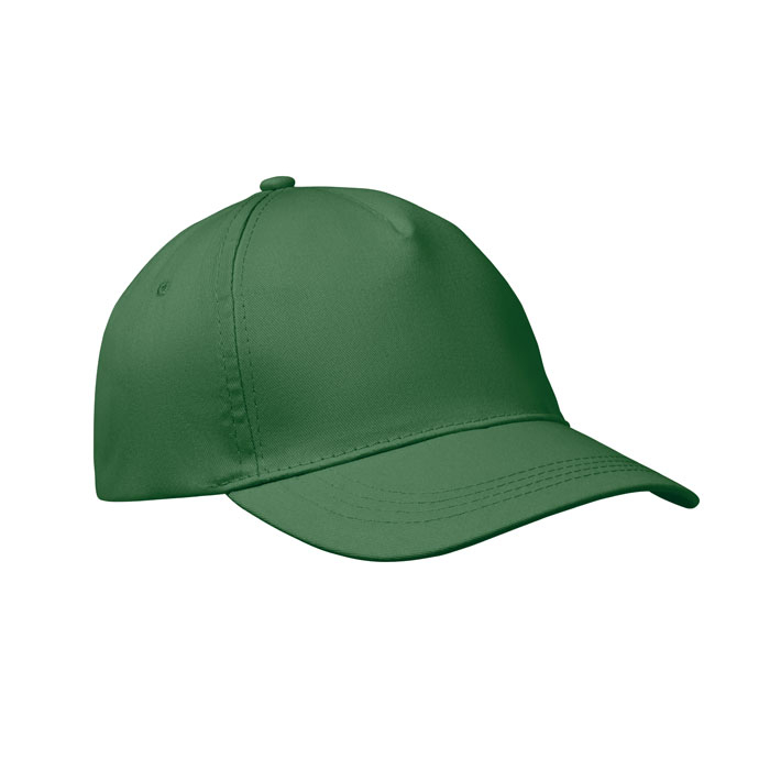 Casquette baseball personnalisable 5 pans Buzz Vert fonce